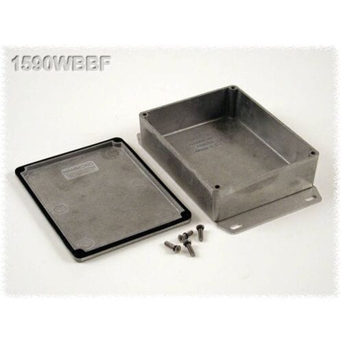 Hammond Electronics 1590WBBF Universele behuizing 118.5 x 93.5 x 34 Aluminium Natuur 1 stuk(s)
