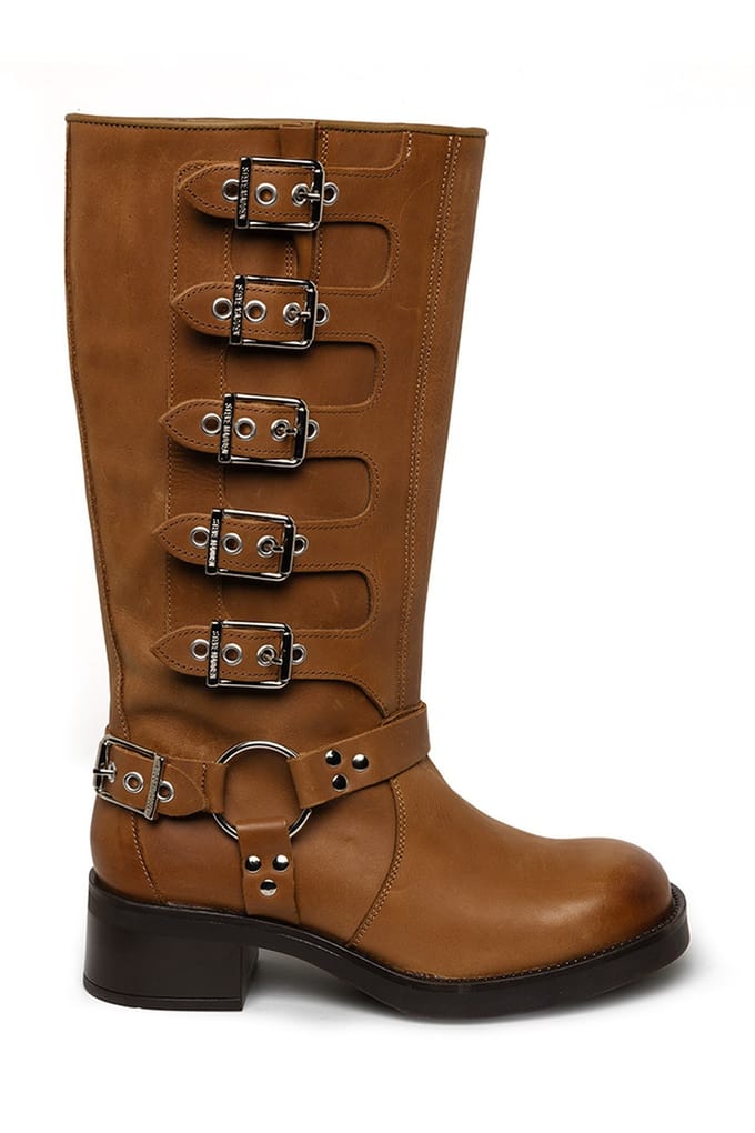 Steve Madden Battle Boots Black Leather Taglia: 37 | Mocassini Outlet | Donna | Nero