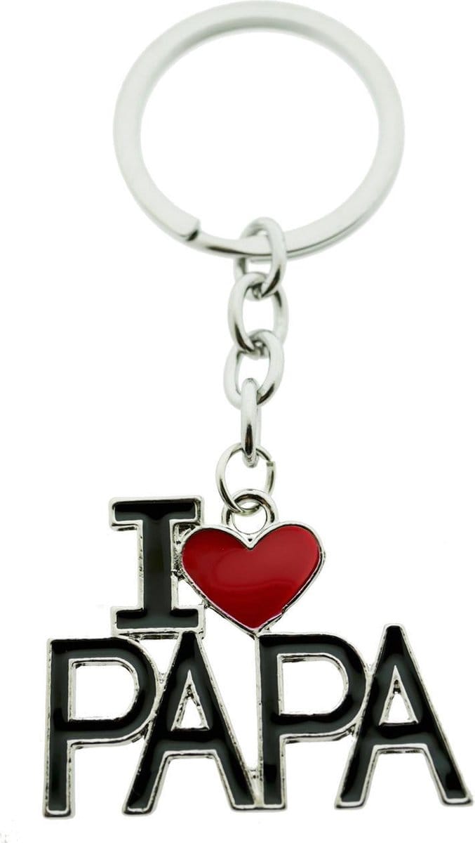 I love Papa sleutelhanger