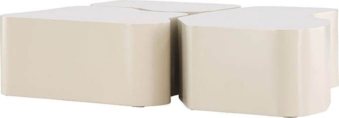 Nordland salontafel set van 3 beige.