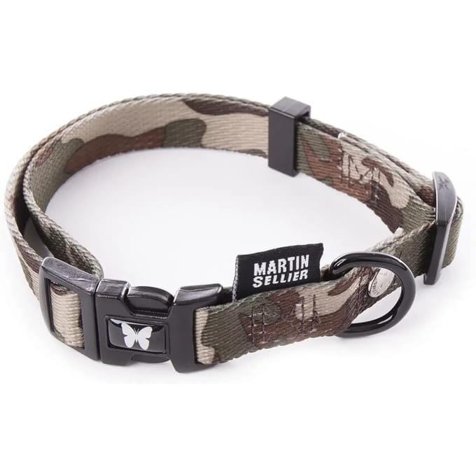 Verstelbare nylon hondhalsband Martin Sellier M