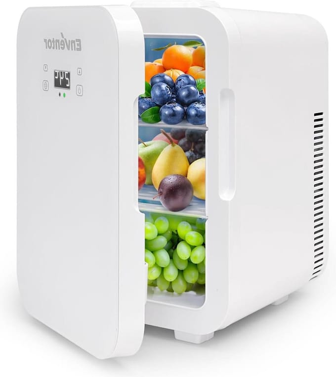 Draagbare Minikoelkast 10L - Koeler en Warmer met LCD-Temperatuurdisplay voor Auto en Reizen