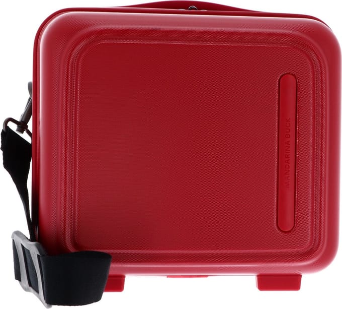 MANDARINA DUCK cosmetische tas Logoduck + Beauty Case Cherry Tomato rood