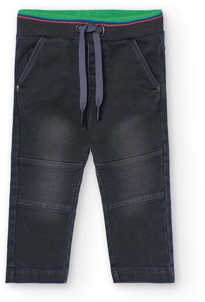 Boboli Denim Knit Broek Zwart 24 Months Meisje