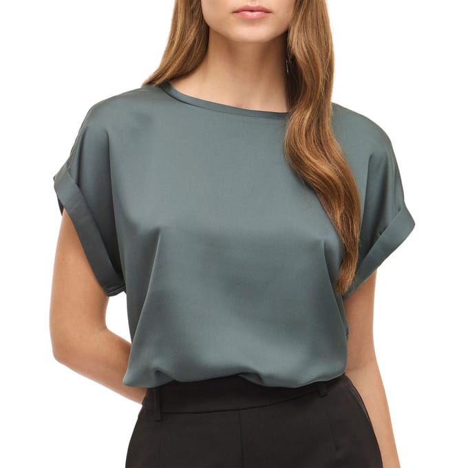 Vila Ellette Satin Shirt Dames - Maat XXL (44)