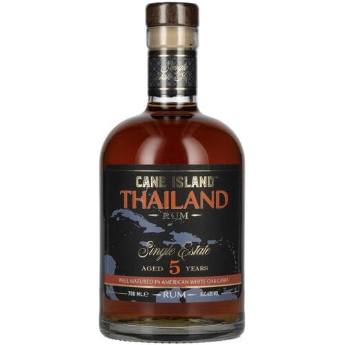 Cane-eiland rum Cane Island THAILAND 5 Years Old Single Estate Rum 43% Vol. 0,7l