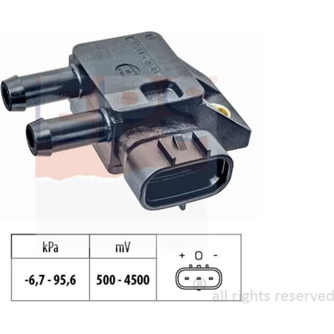 Sensor, uitlaatgasdruk EPS 1.993.386