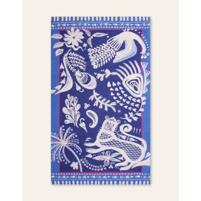 Oilily Akala Sjaal- maatOne size Royal Blauw