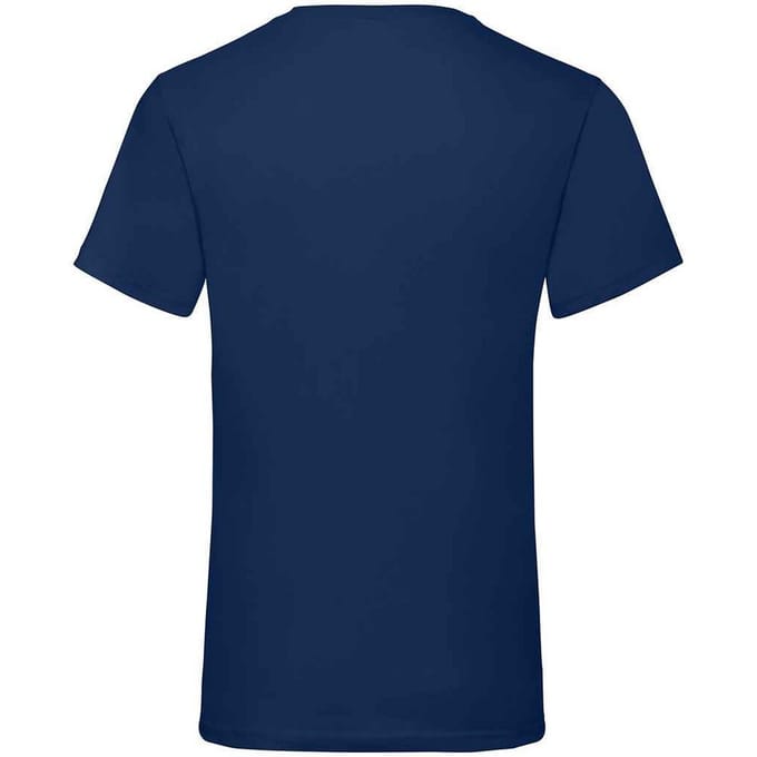 Fruit of the Loom Heren Waarde V Hals T-shirt (Marine)