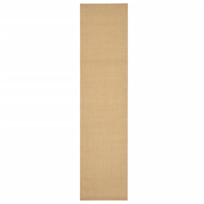 vidaXL - Vloerkleed - 80x350 - cm - natuurlijk - sisal