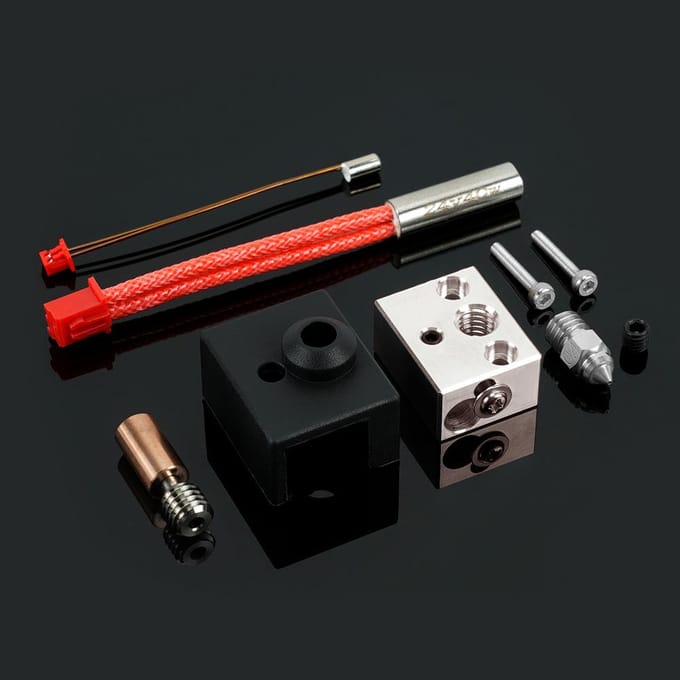 Sprite Extruder Upgrade Verwarmingsblokset Hoge temperatuur 300 Celsius met Bimetaal Heatbreak Plated Koper 3 veelkleurig