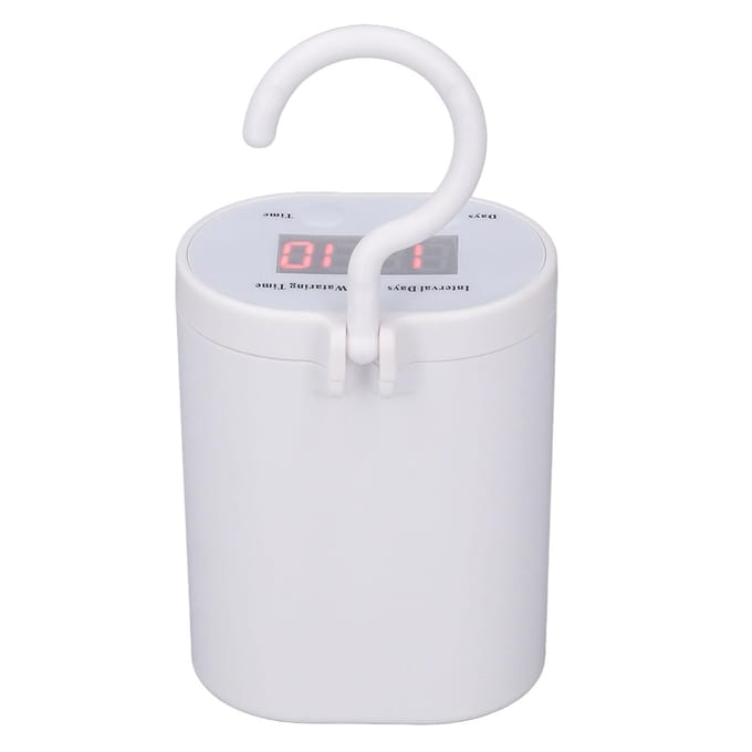 Doe-het-zelf Automatisch Druppelirrigatie Kit Bewateringssysteem voor Potplanten Kamerplanten Zelf white