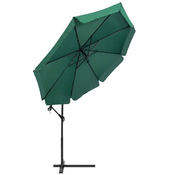 Springos Parasol | Parasols | Kantelbaar | Met Ventilatie | Groen | 350 cm