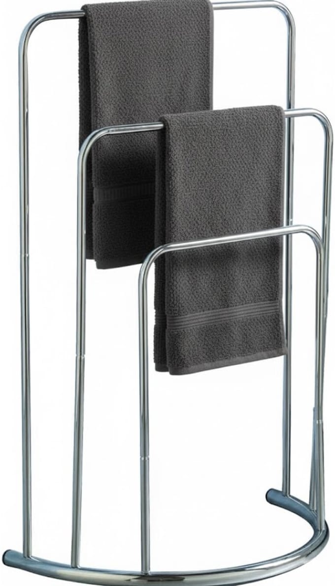 NBAP® Handdoekrek Badkamer - Handdoekhouder - Chroom