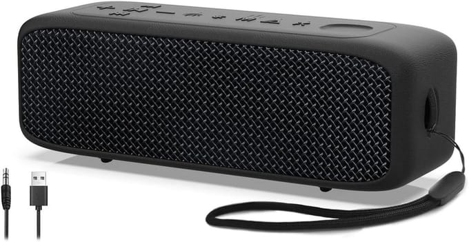 Draagbare Bluetooth Luidspreker - Waterdichte Speaker - Muziek Buiten - IP68 Waterdicht - 24 Uur Speeltijd - Zwart