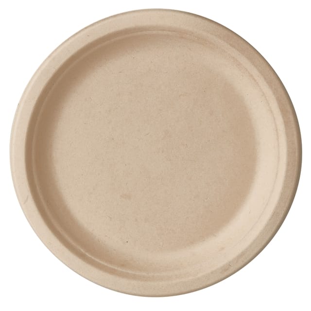Teller IEZZY PF D 170mm Zuckerrohr 50 Stück natur