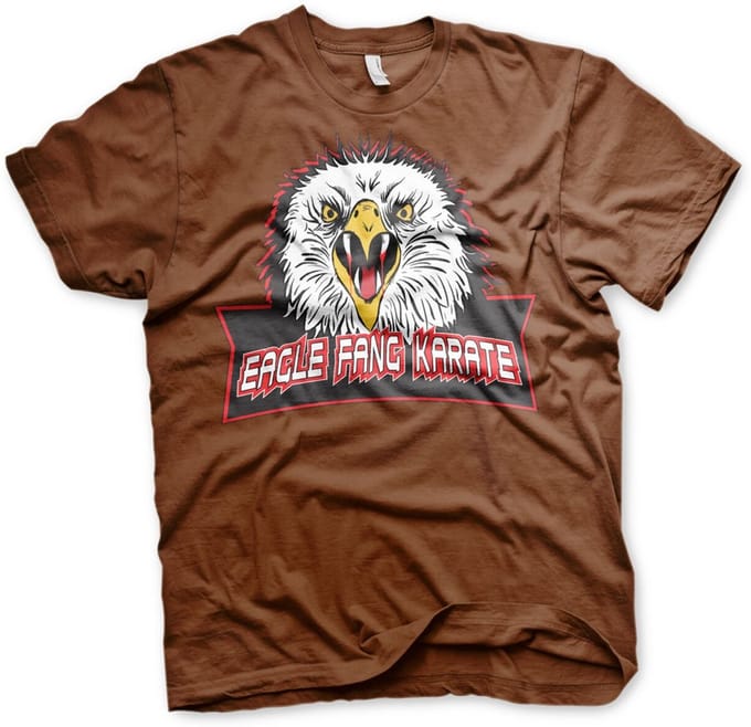 Cobra Kai Eagle Fang Karate T-shirt bruin