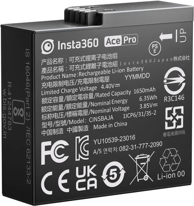 Insta360 Ace/Ace Pro Battery - 1650mAh