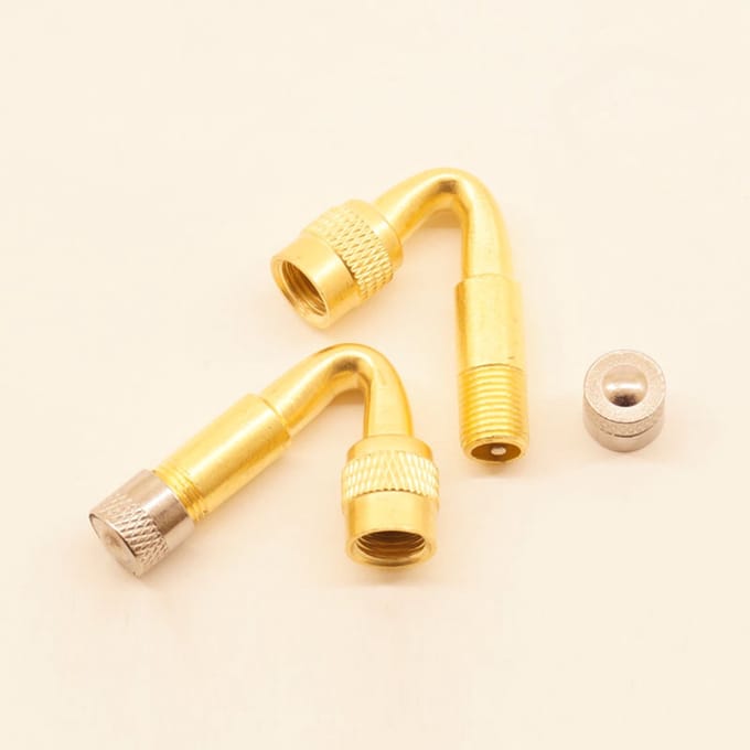 Schrader / Auto Ventiel verlengers 135 graden - 2 stuks