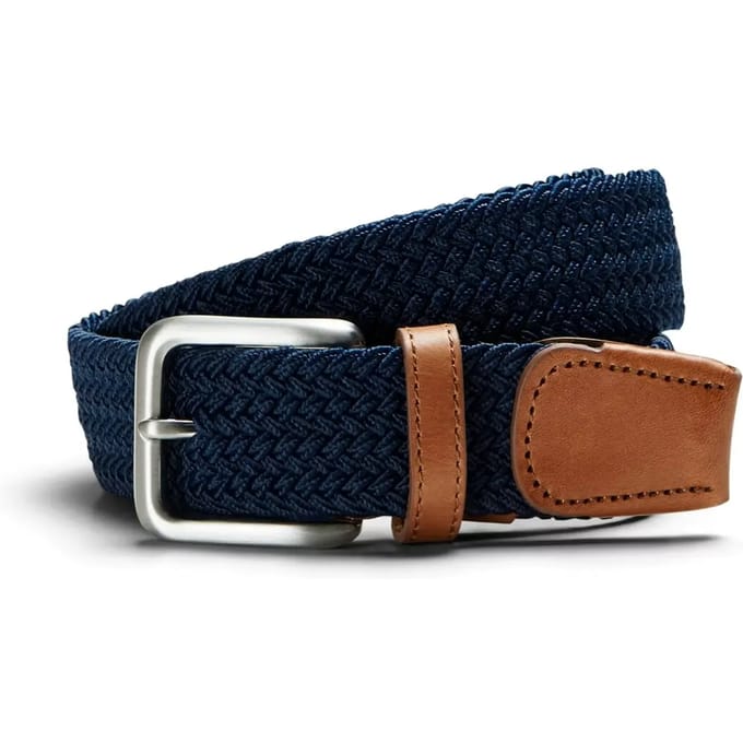 JACK&JONES ACCESSORIES JACSPRING WOVEN BELT NOOS Heren Riem - Maat 90
