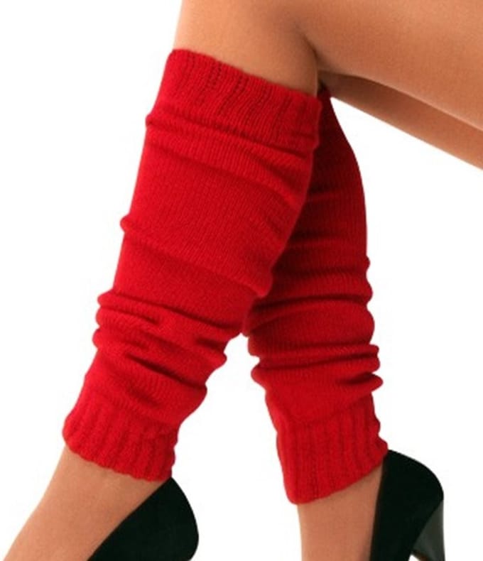 Witbaard Beenwarmers Dames 50 Cm Polyester Rood One-size