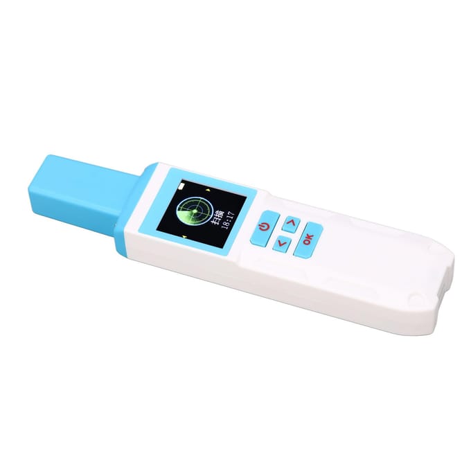 Scanner de Puce pour Animaux de Compagnie Portable RFID Animal Bétail Puce ID Étiquette de Données Lecteur pour ISO 1178411785 blue