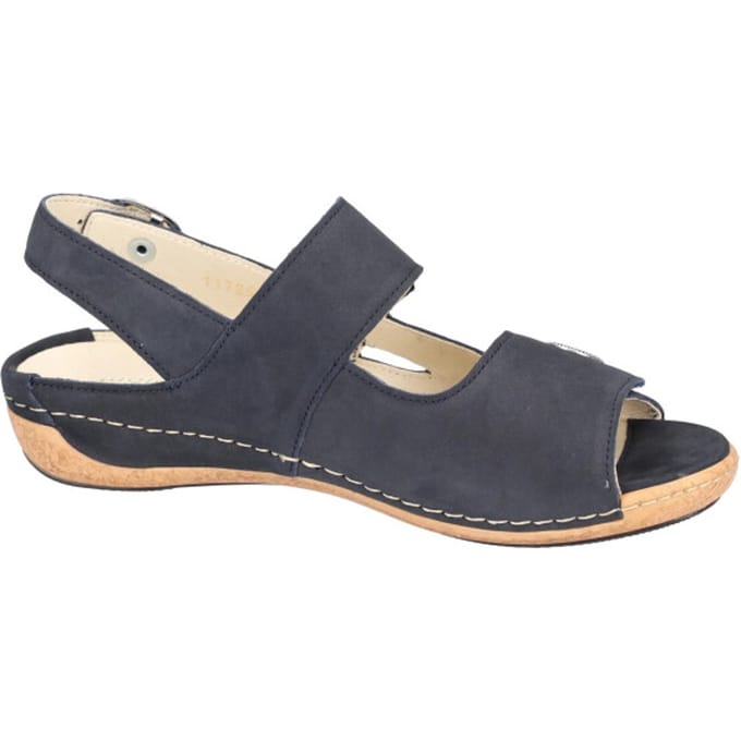 Waldläufer Heliett - dames sandaal - Blauw - maat 43 (EU) 9 (UK)
