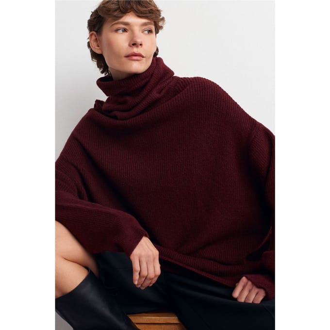 Oversized Geribbelde Coltrui