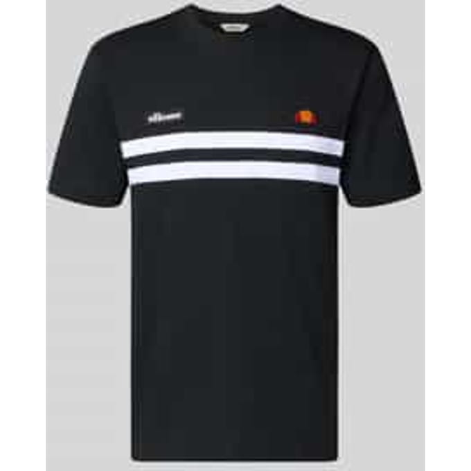 T-shirt met label-stitchings model 'VENIRE'