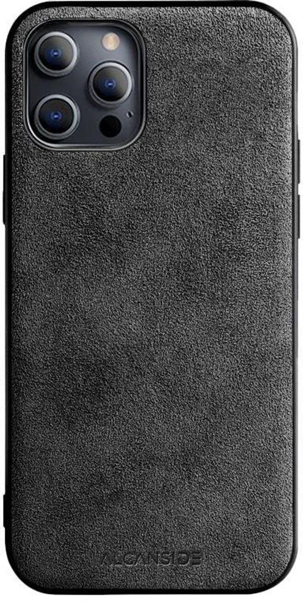 iPhone 12 Pro Max - Alcantara Back Cover - Space Grey