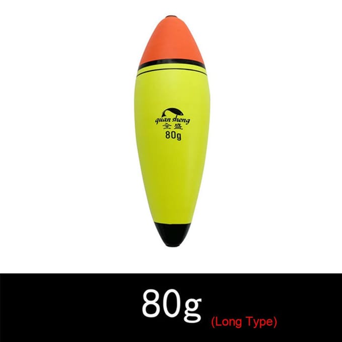 Visdobber Hoge kwaliteit EVA elastisch materiaal 40g drijfvermogen Zeevis Dobber Visuitrusting Long Type - 80g