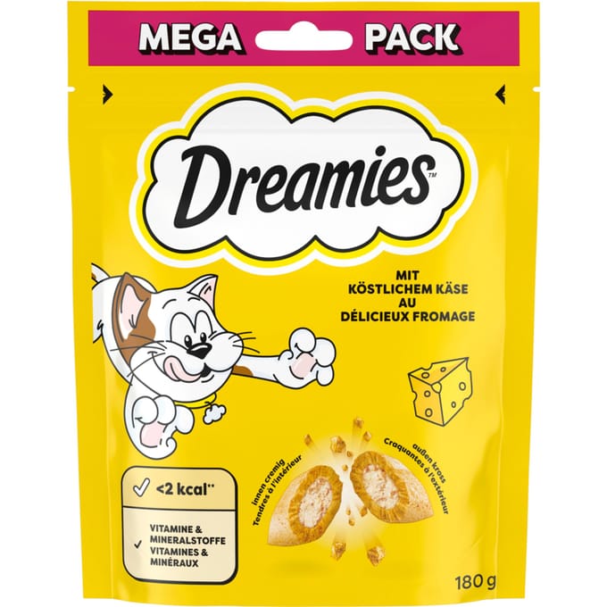 Catisfactions Kattensnack 180 g - Voordeelpakket: 6 x met Kaas