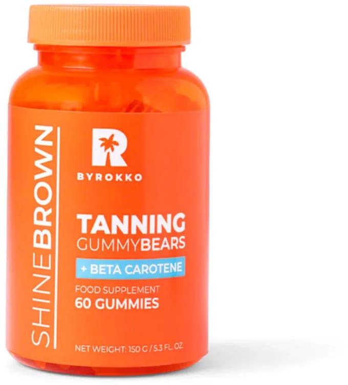 Byrokko Shine Brown Bètacaroteen Bruiningsverbeterende Gummies 150g