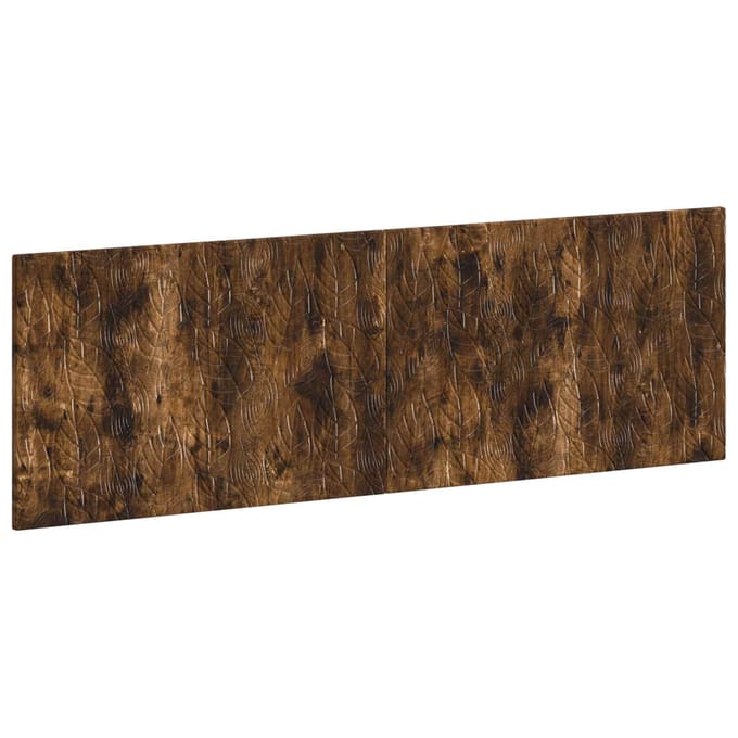 vidaXL - Wandgemonteerd - Hoofdbord - DELFT - Gerookt - eiken - Bewerkt - hout