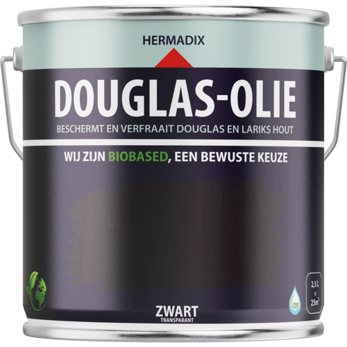 Hermadix douglas olie zwart - 2,5 liter