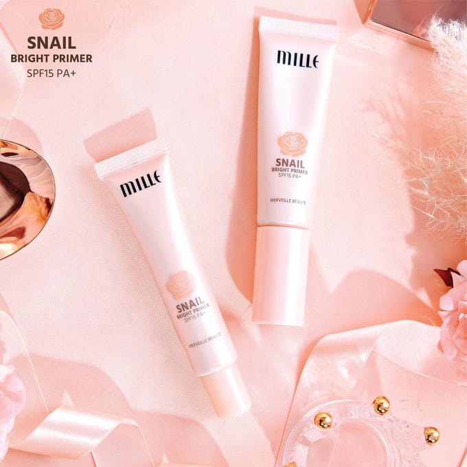 Mille Snail Bright Primer SPF15 PA+ 15 gr. 15 g. white