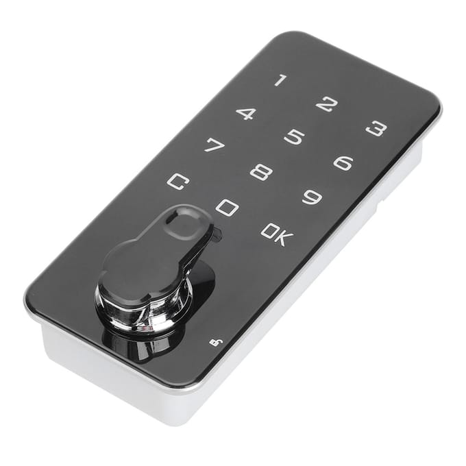 Elektronische Touchscreen Archiefkast Wachtwoordvergrendeling Slim Elektronisch Slot voor Kantoor gray