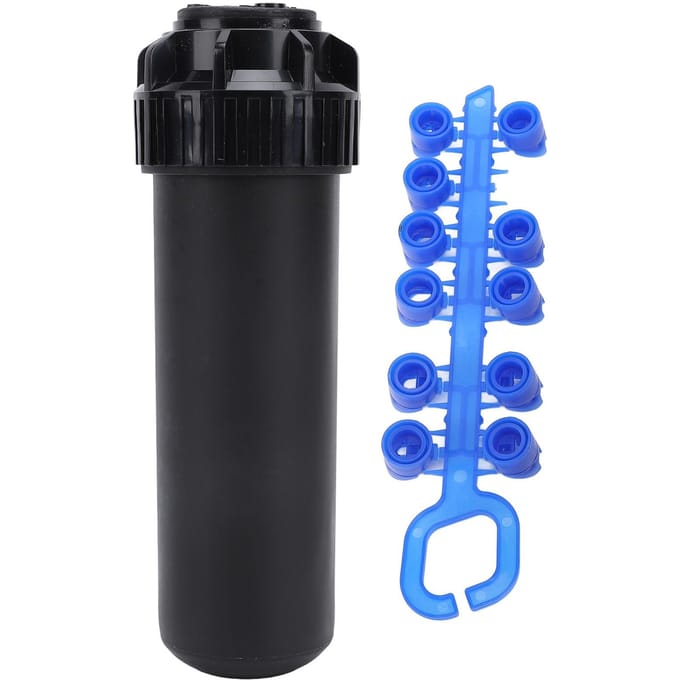 Telescopische Sproeier G3/4 Binnendraad Interface 40 graden ‑360 graden Verstelbaar Automatisch Hefbaar Ingraafbaar black
