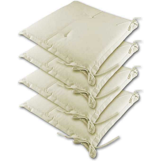 Detex Set van 4 Zitkussen – Waterafstotend 41x37cm - Beige