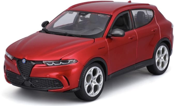 Bburago Alfa Romeo Tonale - Modelauto - Schaal 1:24 - Rood