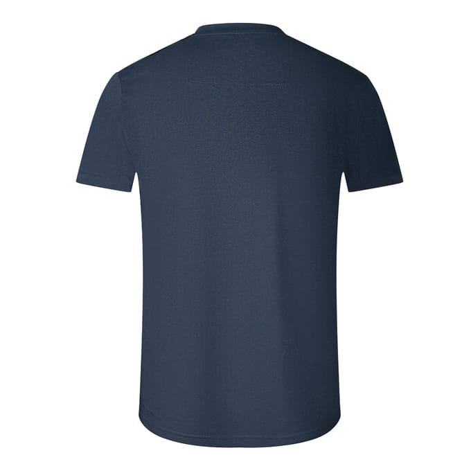 Cavalli Class Bold Logo Marineblauwe T-Shirt