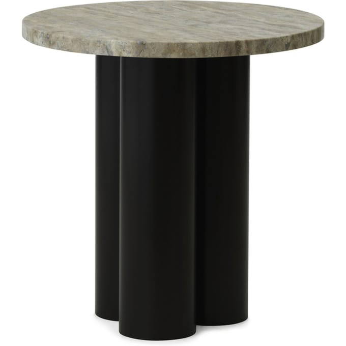 Normann Copenhagen Dit Bijzettafel - NormannCopenhagenDitTravertine Silver - brown