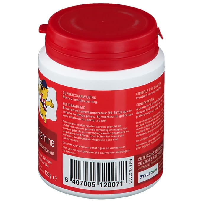Teddy-Vit Multivitamines 50 Tabletten