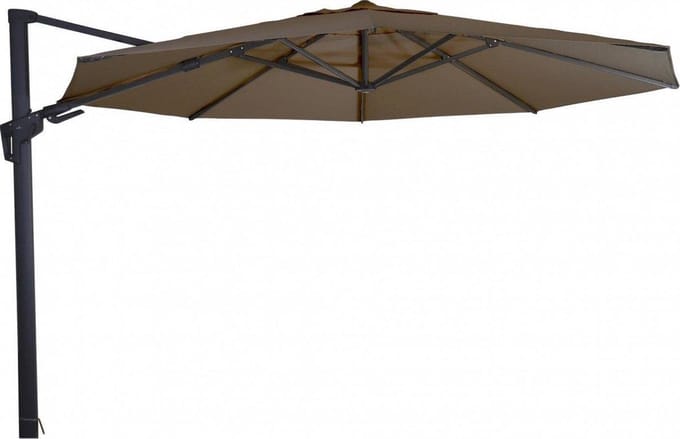 Zweefparasol VirgoFlex Taupe Ø350 cm