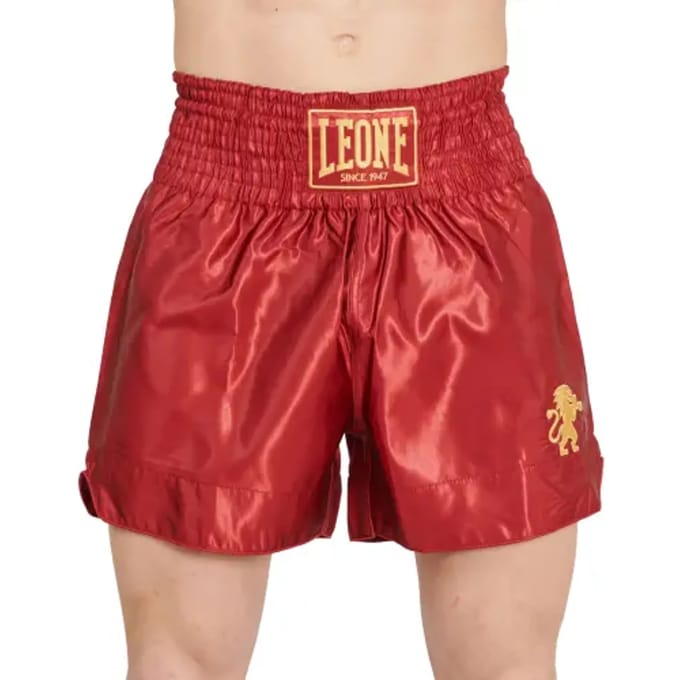 Leone1947 Basic 2 Thaiboksbroekjes Rood M Man