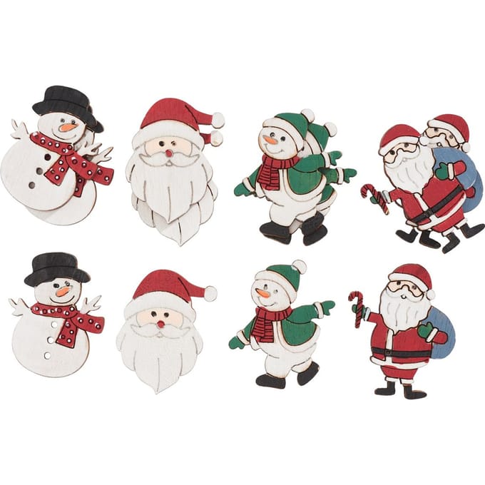 VBS Strooidelen mix "Kerstman en sneeuwpop"