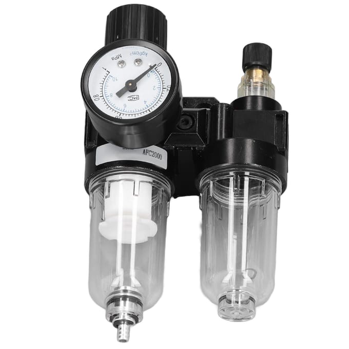 Compresseur d'air Filtre Régulateur Pression d'eau Lubrificateur Outil Séparateur d'huile G1 4in AFC2000
