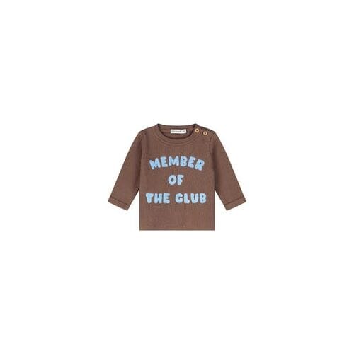 Prénatal baby shirt Mud Brown 68 heren