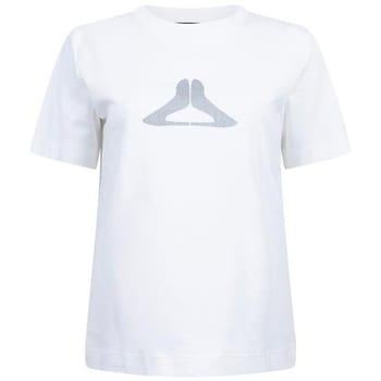 T-shirt Korte Mouw Jansen Amsterdam Lola Shirt CO140 White