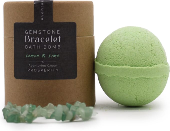 Badbom Citroen & Limoen met Groene Aventurijn Edelsteen Armband